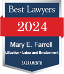 2024 Best Lawyers in America Badge - Mary E. Farrell - Farrell Law Group