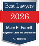 2026 Best Lawyers in America Badge - Mary E. Farrell - Farrell Law Group